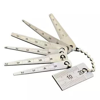 Stainless Steel Measuring Tool Pocket Friendly 20mm Gap Gauge Set for Easy Use