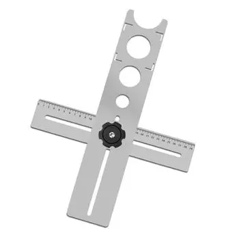 Stainless Steel Tile Hole Locator Adjustable Measuring Tool for Precise Drilling Suitable for Various Tile Materials 40