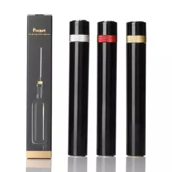 Stainless Steel Wine Bottle Opener Portable Bar Tool Air Pumps Wine Corkscrew X3UC красный