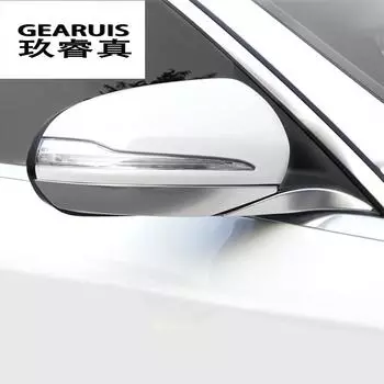 Стайлинг автомобиля для Mercedes Benz C class W205 C180 C200, рамка зеркала заднего вида, крышка зеркала двери, накладка, аксессуары, авто серебряный