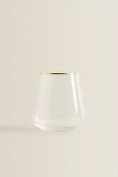 СТАКАН BOHEMIA CRYSTAL В ЗОЛОТОЙ ОБОДКЕ