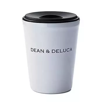 Стакан DEAN DELUCA из нержавеющей стали, белый, 260 мл, с крышкой, с холодной изоляцией, из нержавеющей стали, с широким горлом, для кофе x & 8.5 12.2 см белый