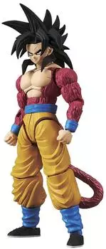 Стандартный Dragon Ball Super Saiyan 4 Son Goku Пластиковая модель Фигурка-рост-Цветная Кодировка