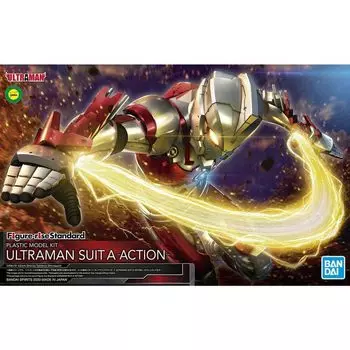 Стандартный костюм ULTRAMAN SUIT A, пластиковая модель, масштабная фигурка - ACTION- 1/12, цветовая маркировка
