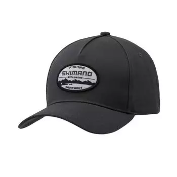 Стандартный патч-кепка Charcoal S [Shimano] CA-057X древесный уголь
