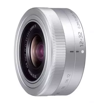 Стандартный зум-объектив Panasonic для Micro Four Thirds Lumix G VARIO 12-32mmF3.5-5.6 ASPH.MEGA OIS. Серебряный H-FS12032-S