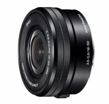 Стандартный зум-объектив SONY E PZ OSS для эксклюзивного байонета Sony E SELP1650 16-50 мм F3.5-5.6 APS-C чёрный