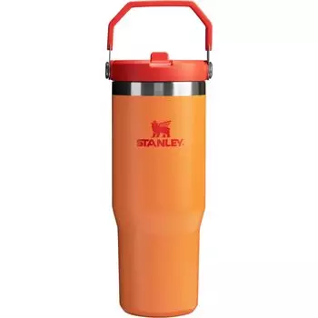 STANLEY Ice Flow Flip Straw Goldenrod вакуумный стакан 800 мл бутылка для воды бутылка из нержавеющей стали с изоляцией от холода бутылка для воды для спорта и отдыха на природе гарантия