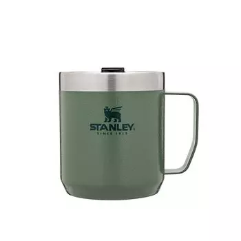 STANLEY Mug Cup with Lid Classic Vacuum Mug Green Gift Thermal/Cold 0.35L 10-09366-163 (Green/FF) зелёный