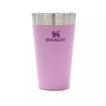 Stanley STANLEY Stacking Vacuum Pint 470 мл Термокружка для улицы, аксессуар для скалолазания, пара, пара, друзья, пьющие лиловый