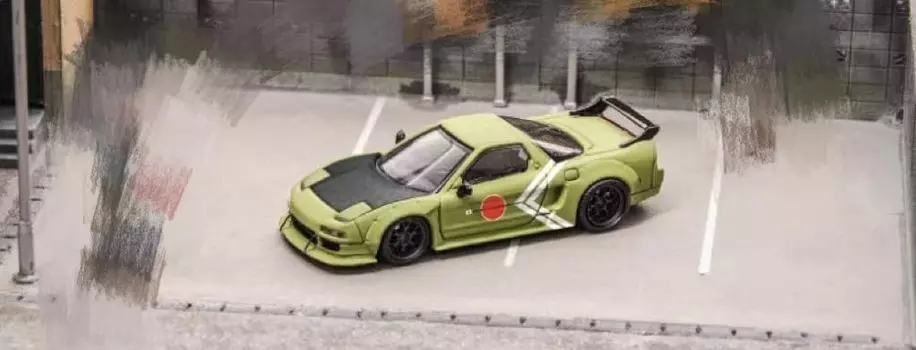 Star Model LBWK LB Works NSX NA1 Carbon Hood Zero Fighter 1/64 - [Предмет]