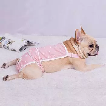 Star Pattern Dog Sanitary Pantie Soft Dog Menstruation Pant Female Dog Shorts For Four Seasons M серый