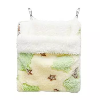 Star Pattern Sugar Gliders Sleeping Pouch Soft Rat Sleeping Bag for Autumn and Winter