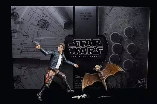 Star Wars 2018 San Diego Comic Con Limited Black Series 6 дюймов Фигурка 2 шт. Упаковка Exogorth Escape Solo STAR WARS 2018 SDCC EXCUSIVE EXOGORTH ESCAPE