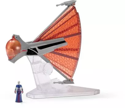 Star Wars Micro Galaxy Ginivex Class Starfighter 3 Armor Class Series 1 Orange SWJ0005 Inch/Light
