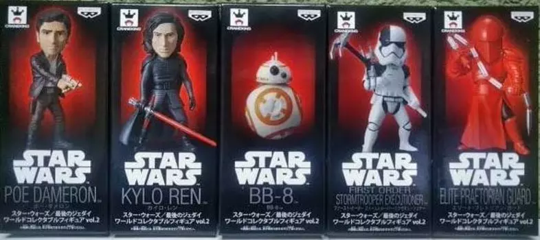 Star Wars/The Last Jedi World Collectable Figure Vol.2 All 5 Types Set [Full Complete