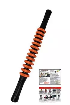 STARFIELD Массажный роликовый миофасциальный релиз-ролик Stretch Stick Roller Руководство по эксплуатации [Массаж включен] (оранжевый (Тип 3))