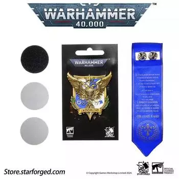 Starforged Star Casting, Почетный значок Unyielding Expedition, Брошь, Звездный воин Warhammer 40K Peripheral