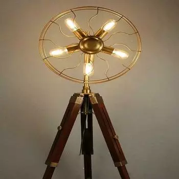 Старинный штатив Fan 5 Light Торшер с современным и самым привлекательным подарком