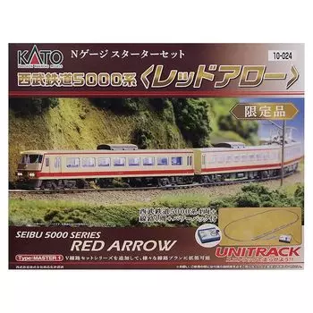 Стартовый набор Cato N gauge, специальный набор Seibu Railway 5000 series red arrow для начинающих моделей железной дороги