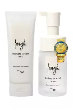 Старый контейнер Laugh Dot Intimate Care Набор кремов для умывания Delicate Zone Care Мыло-пена Увлажняющее Без запаха [смеется] [Официально]