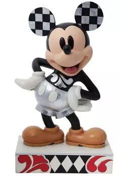 Статуэтка Enesco 100-я годовщина Фигурка Микки Мауса Disney 100 лет чуда DTR6013199 Размер ТРАДИЦИИ DISNEY 24,5x14,5x45 см серебряный