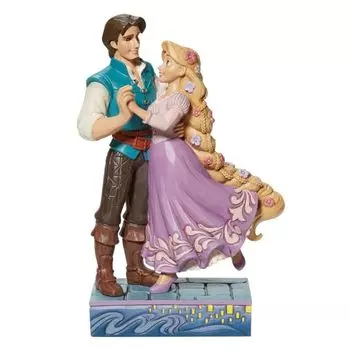 Статуэтка Enesco Disney Traditions от Джима Шора «Рапунцель: Запутанная история» и «Флинн любит новую мечту», 7,5 дюймов, многоцветная