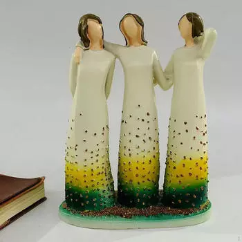 Статуэтка сестры, коллекционная декоративная скульптура, подарок для лучшей подруги, лучшей подруги, женщины