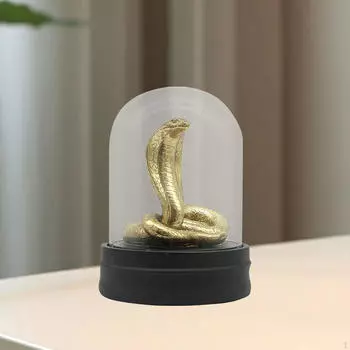 Статуэтка змеи, подарок на новоселье, украшение, скульптура для каминной полки