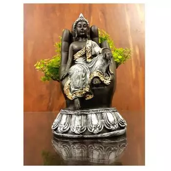 Статуи Гаутамы Будды для гостиной, Идолы Будды для домашнего декора, Пальмовый Будда, Предмет интерьера