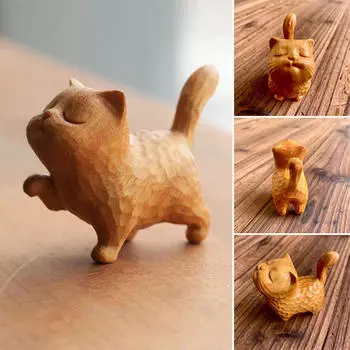 Статуя кошки, украшение, декоративная скульптура, фигурка для столешницы в помещении Style B
