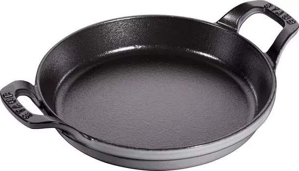 Staub 1302018 Round Roasting Dish, 16 cm, Graphite Gray