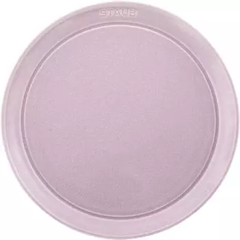 Staub 22cm Chiffon Medium Plate Ceramic Pottery Microwave Safe Japanese Ceramic Plate Plate Rose [Authorized Product] Z1023-873