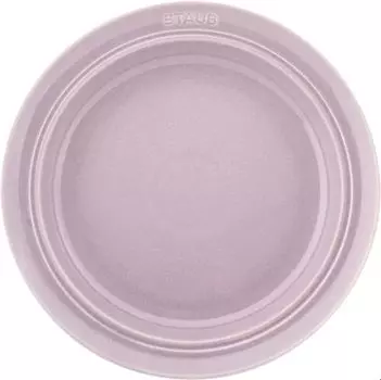 Staub Z1023-896 Deep Plate, 9.4 inches (24 cm), Chiffon Rose, Deep Plate, Ceramic, Microwave Safe