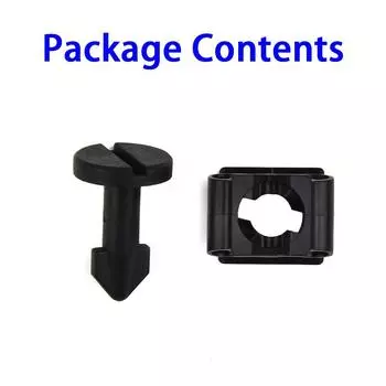 Stay Grommet Engine Cover Stud 1 Pc Accessories Black