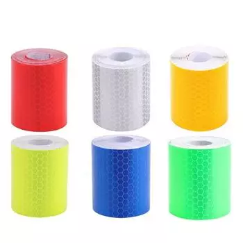 Stay Visible in the Dark with Reflective Strip Stickers for Cars and Bikes синий