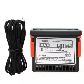 STC 100A 50 celsius 99 celsius Диапазон температур Контроллер Поддержка режима охлаждения и нагрева
