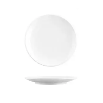 Steak Trays Round Melamine White Dish Imitation Porcelain Fall-resistant White Disc Durable Unbreakable Dinner Plate Dessert 6 In
