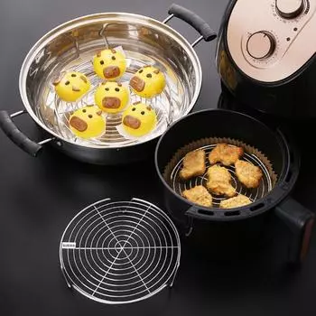 Steaming Rack Kitchen Tableware Steamers Rack Stainless Steel Steaming Stand For Cooking Tableware Stand Dropshipping
