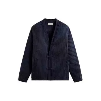 Стеганая куртка Kith Abbott Gi Ink, мужская верхняя одежда, синяя KHM010531-432 S