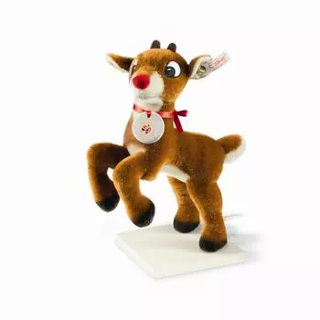 Steiff Steiff America Limited 50th Anniversary Рудольф, плюшевый олень с красным носом