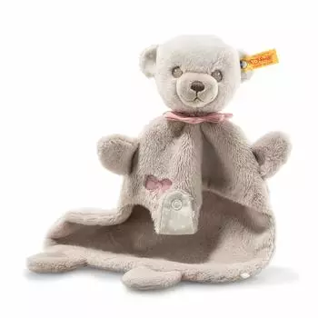 Steiff Steiff Teddy Bear in Comforter in Gift Box Pink 28cm 241598 розовый