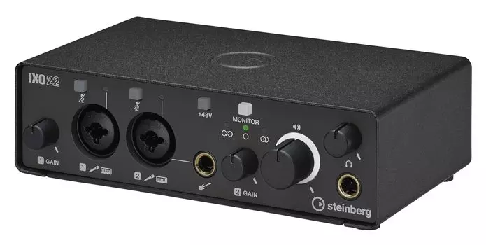 Steinberg Аудиоинтерфейс Steinberg Черный IXO22 B USB2.0 24 бит/192 кГц чёрный