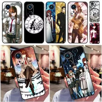 Steins Gate Okabe Anime Case For Huawei P30 P20 P40 Lite P50 Pro P Smart 2021 Nova 5T Honor X8 X9 50 70 80 Cover Honor 80