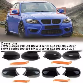 Стекло зеркала заднего вида Крышка сменная ABS паста ДЛЯ BMW 1 3 серии E87 E81 E82 E90 E91 E92 E93 51167205292 51167135098