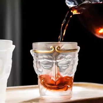 Стеклянная чайная чашка Great Sage The Monkey King Cup, бессвинцовая чашка Master, 120 мл, специальная чашка, чайный сервиз кунг-фу, стеклянная чашка