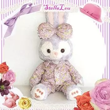 Stella Lou costume with Pink floral pattern pajamas ribbon ribbon! & stella-pj8 розовый