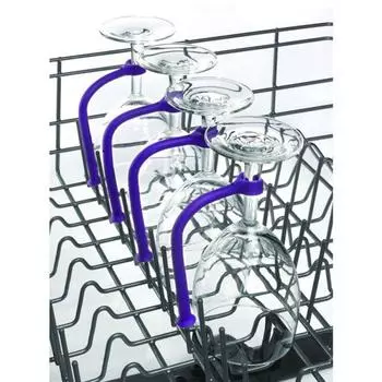 Stemware Saver Wine Fixed Racks Гибкая посудомоечная машина Силиконовые кухонные принадлежности Защитная винная резинка Регулируемая