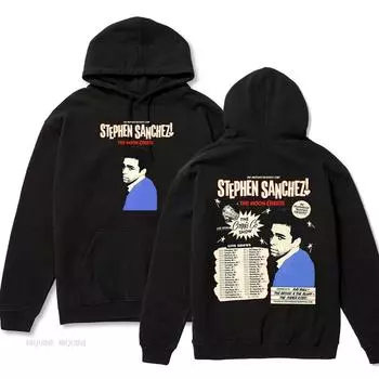 Stephen Sanchez The Moon Rests Tour 2024 Hoodies Long Sleeve Casual Men/Women Sweatshirt Hip Hop Unisex Streetwear Graphic Hoody XS белый