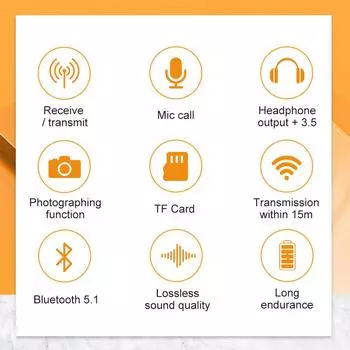 Стерео аудио Bluetooth приемник передатчик BT5.1 NFC Type C зарядка автомобильный звонок по громкой связи беспроводной TF Aux 3.5 мм Bluetooth автомобильный комплект чёрный